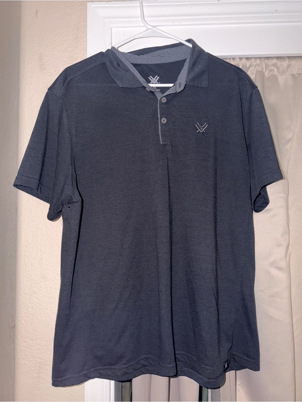 Men's Vortex Short Sleeve Polo Shirt - Charcoal